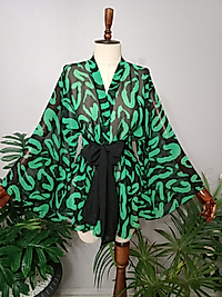 Pareo Kimono Şifon Kumaştan Özel Tasarım.