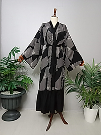 Abaya Floş Kumaştan Özel Tasarım.