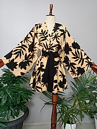 Kimono Filoş Viskon Kumaştan Özel Tasarım.