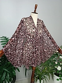 Pareo Kimono Krinkıl Şifon Kumaştan Özel Tasarım.