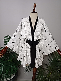 Kimono Floş Viskon Kumaştan Özel Tasarım.