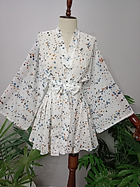 Şifon Kumaştan Özel Tasarım Kimono.