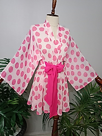 Pareo Kimono Şifon Kumaştan Özel Tasarım.