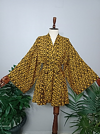 Kimono Pamuk Viskon Kumaştan Özel Tasarım.