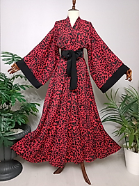 Abaya Aerobin Kumaştan Özel Tasarım.