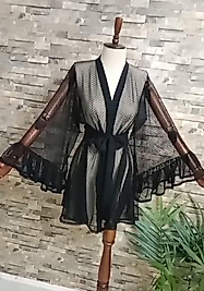 Pareo Kabartmalı Tül Kumaştan Özel Tasarım.