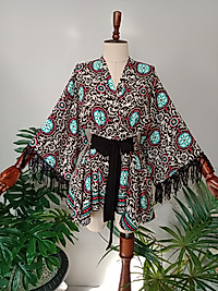 Kimono Pamuk Viskon Kumaştan Özel Tasarım.